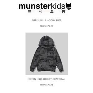NWT MUNSTER KIDS SWEATSHIRT